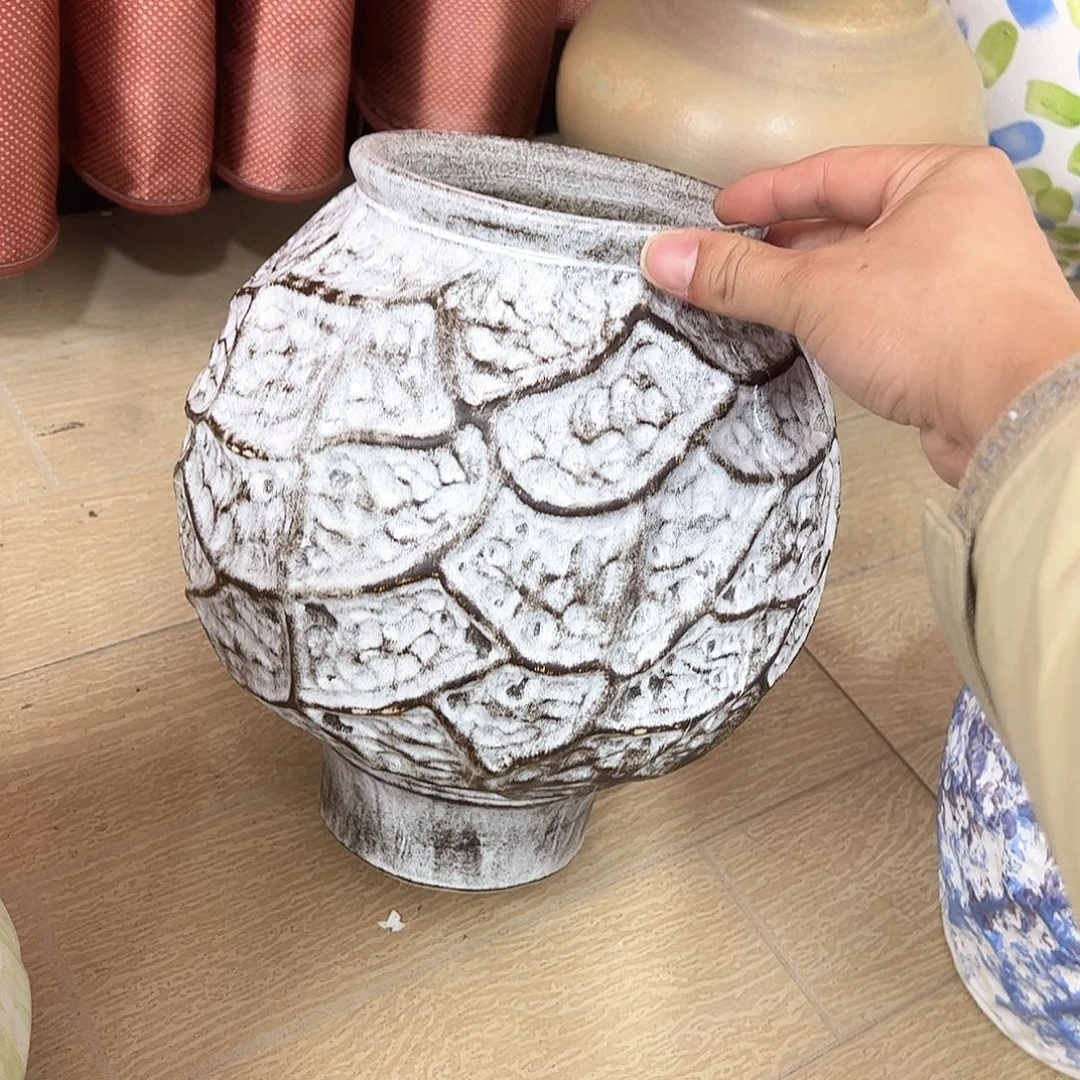 陶瓷118花瓶摆件创意的