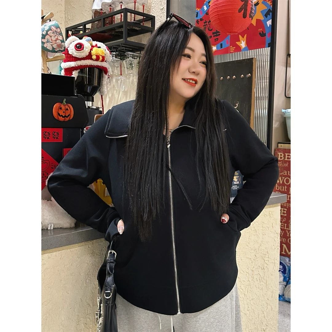 断码捡漏~朝朝暮暮 / 韩系修身款空气层外套11583花契200斤胖mm