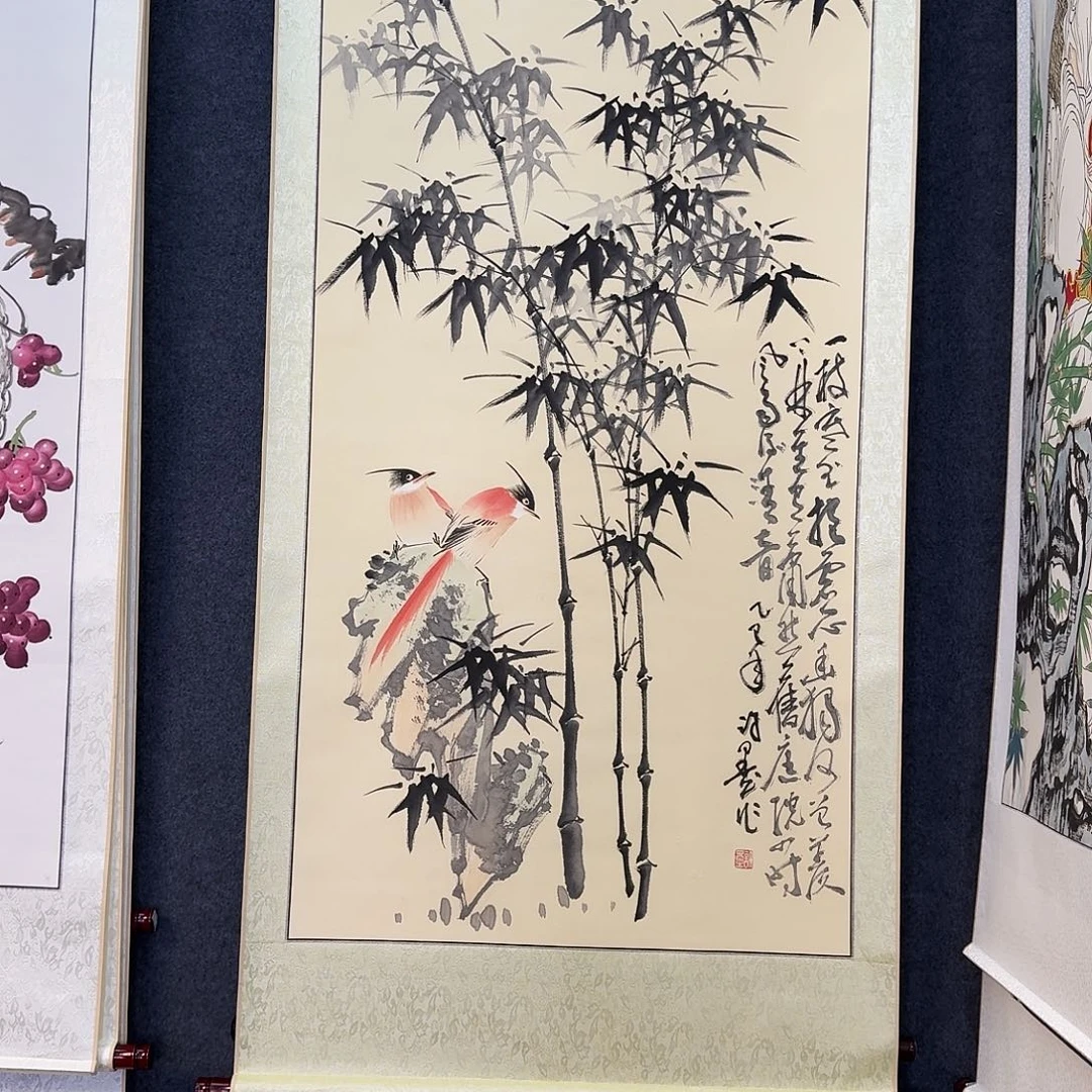 纯手绘国画作品好看四尺