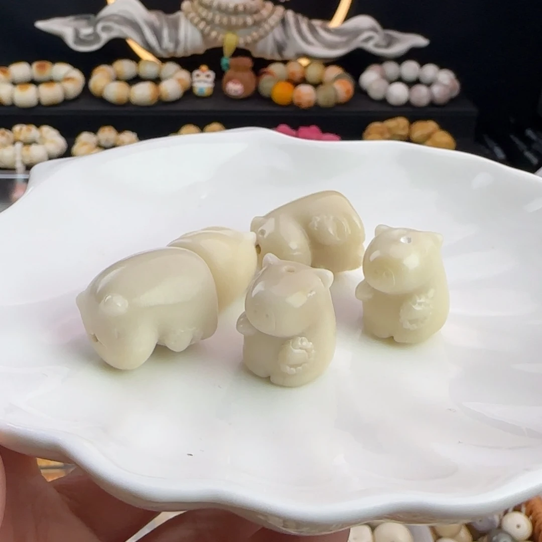 菩提根/象牙果吊坠微瑕牙果念珠卡皮3颗
