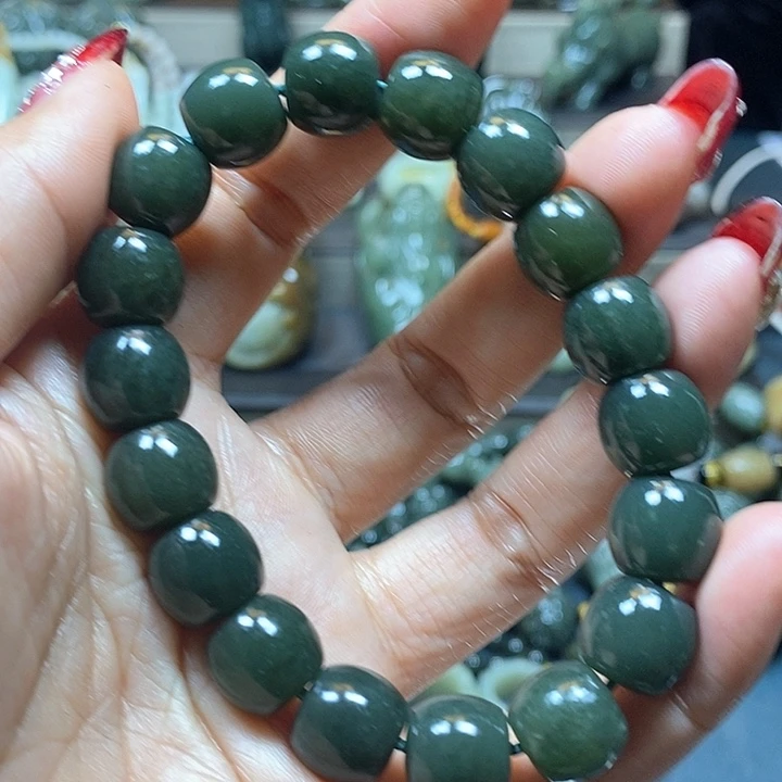 和田玉手串未镶嵌