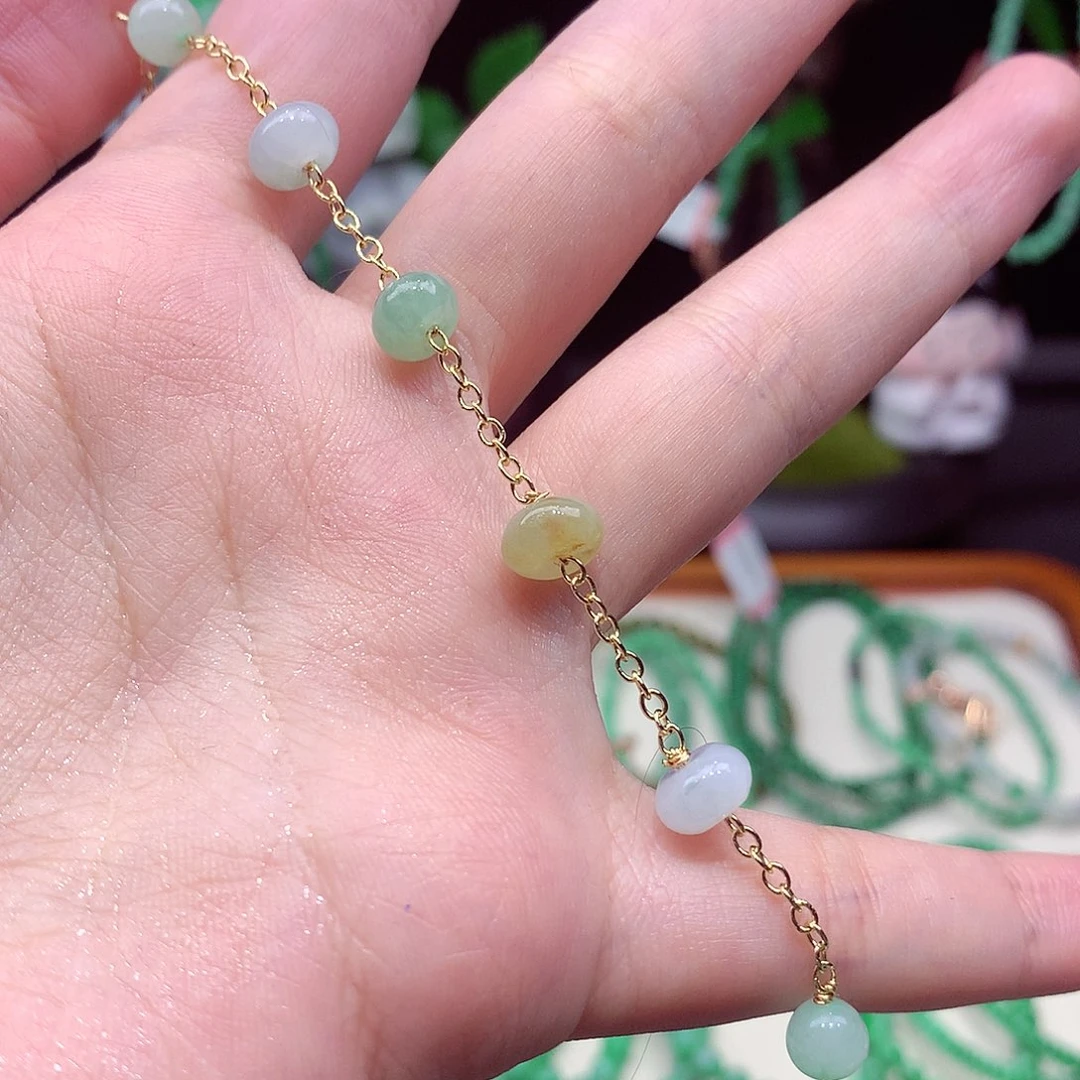 项链未镶嵌翡翠翡翠
