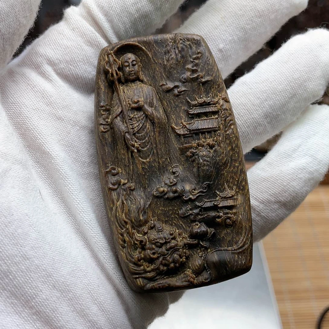 沉香木吊坠李*平芽庄绿奇