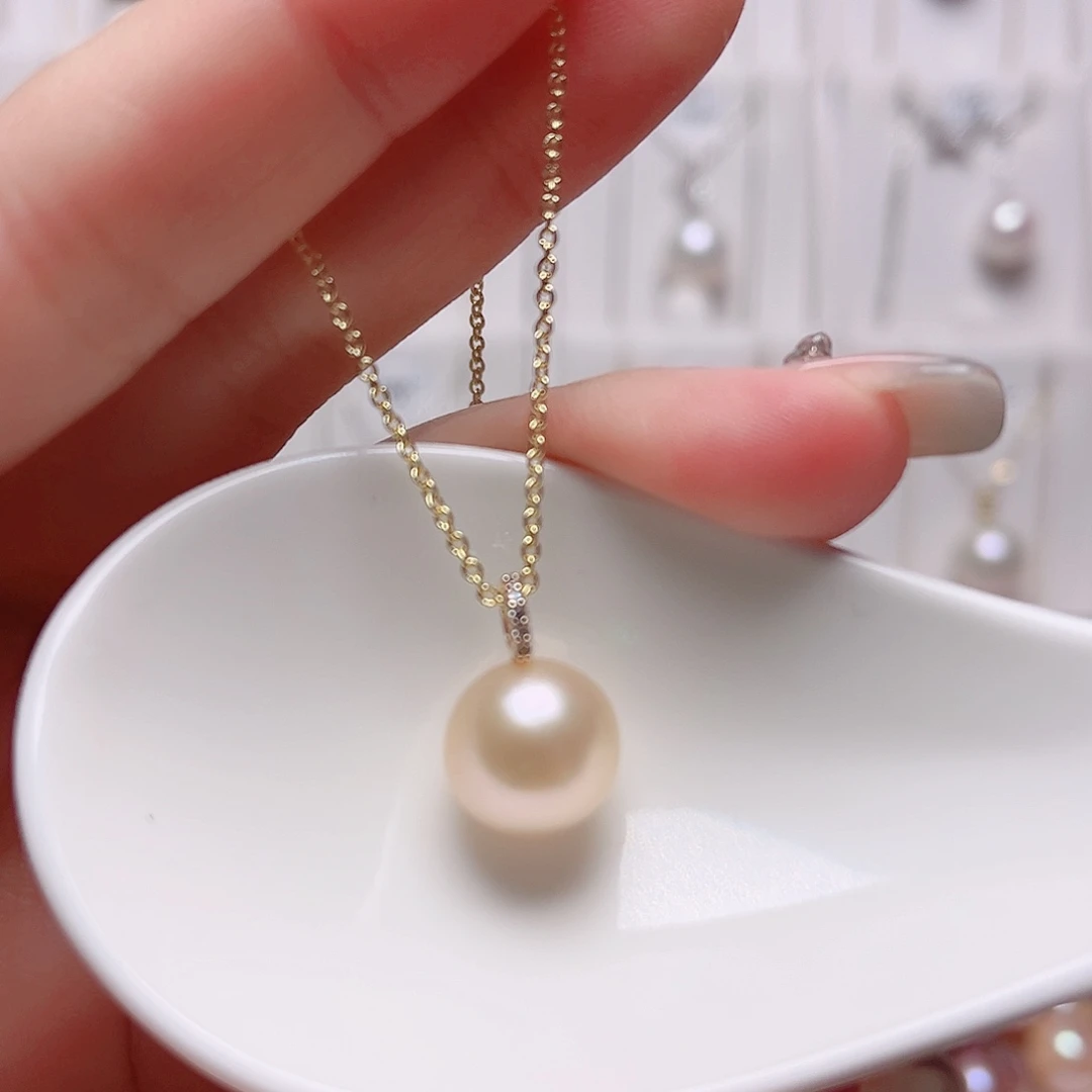 未镶嵌淡水珍珠吊坠(赠链)