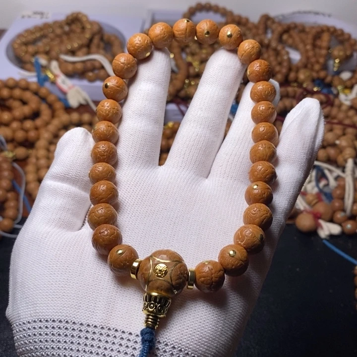 画***宝尼泊尔凤眼菩提手串