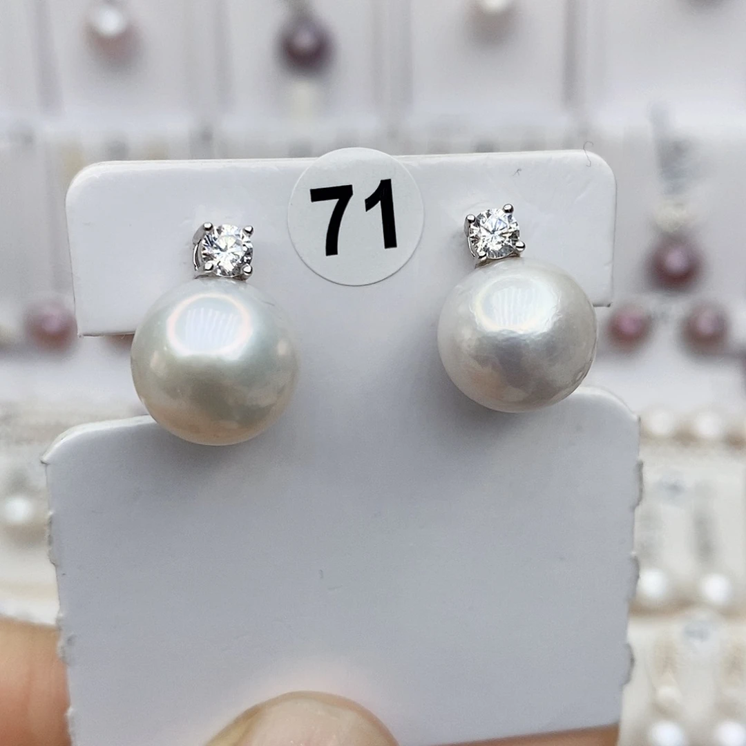 淡水珍珠颈饰银S925镶嵌