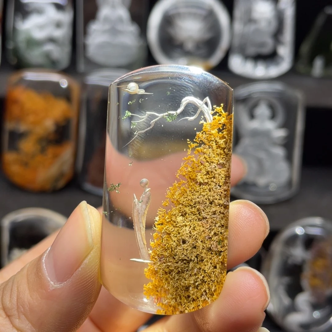 水晶吊坠未镶嵌悟道