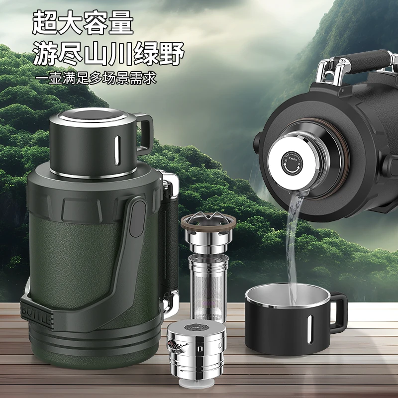 唯水至尊壶加厚款装4.5-10斤水高端大容量316不锈钢保温壶zbtd