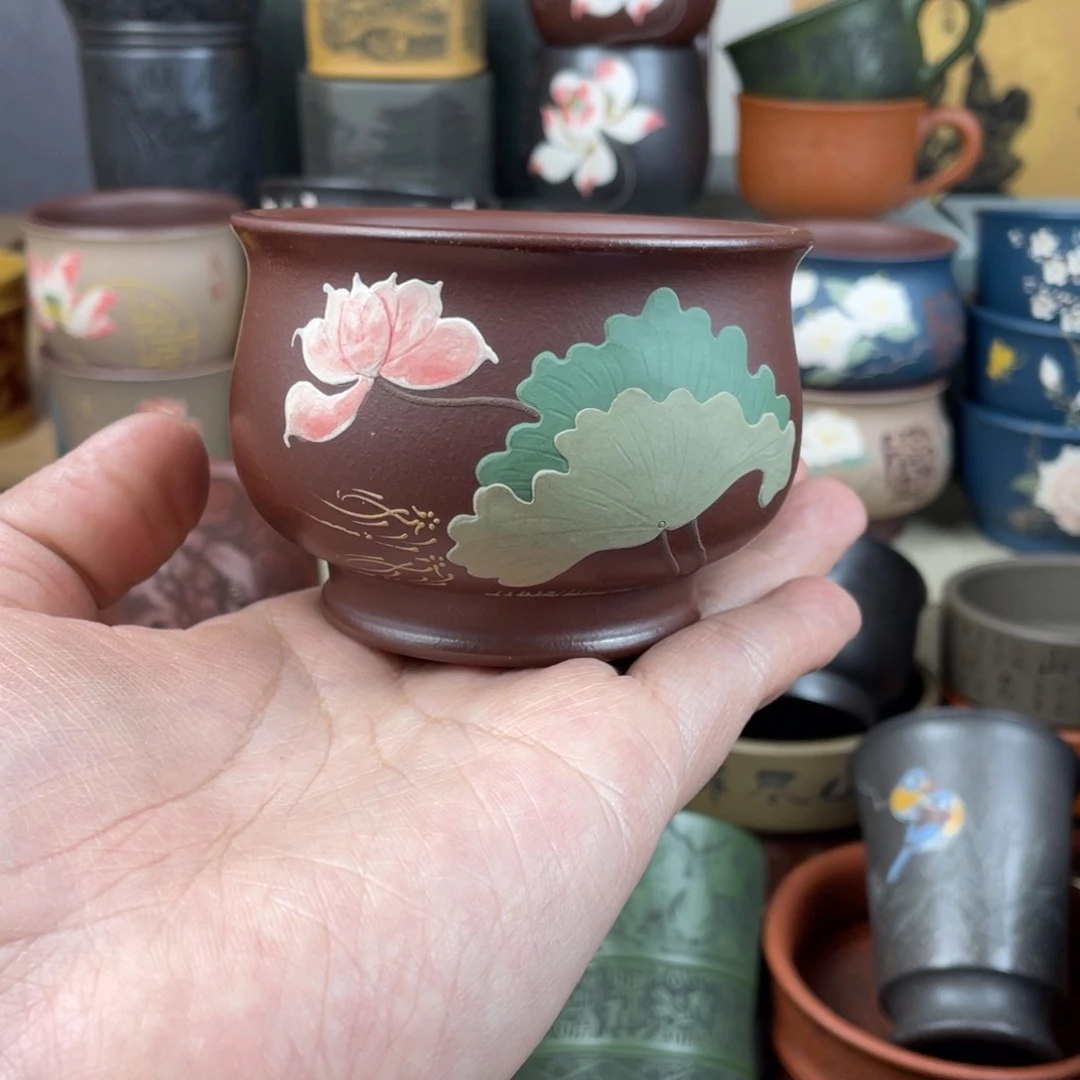 紫砂茶杯紫砂茶杯