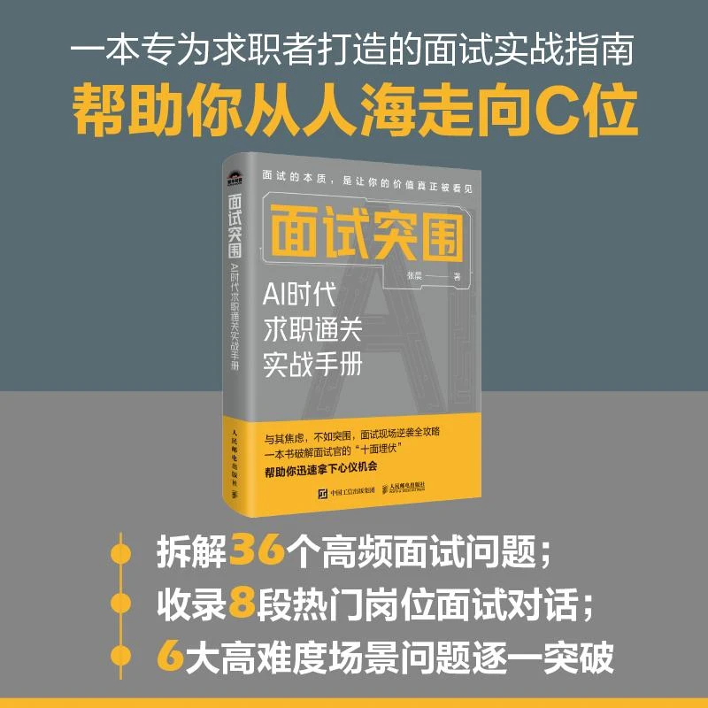面试突围：AI时代求职通关实战手册 张晨著求职面试实战指南