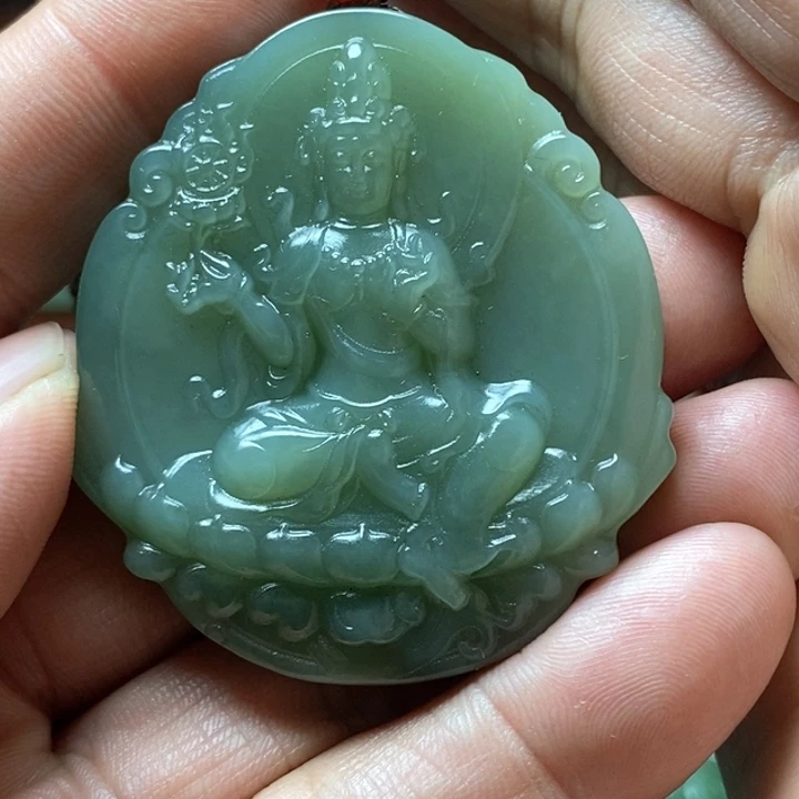 和田玉（碧玉）挂件未镶嵌