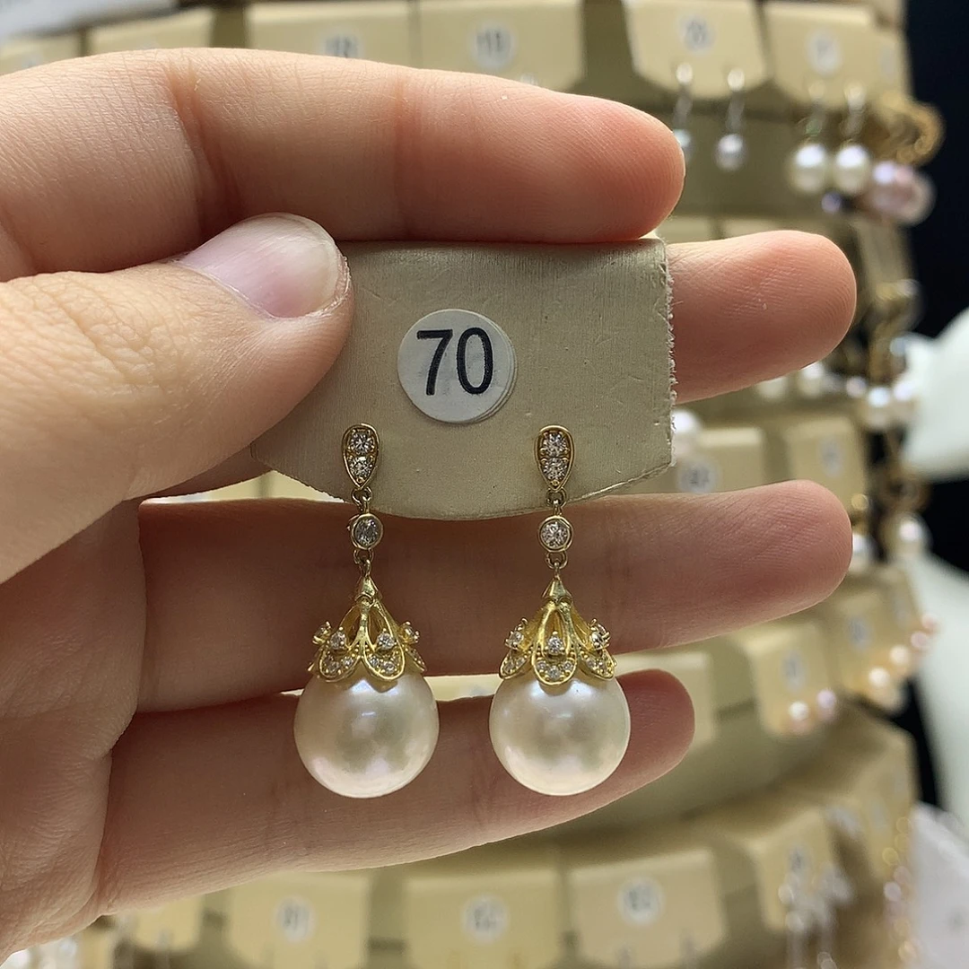 耳饰未镶嵌淡水珍珠12