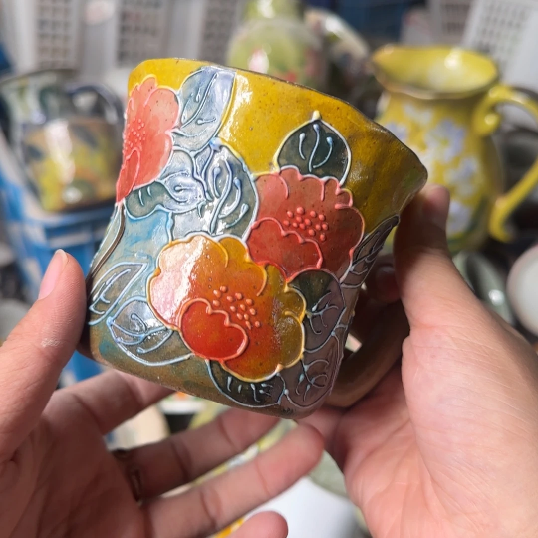 景德镇釉下彩陶瓷微瑕110