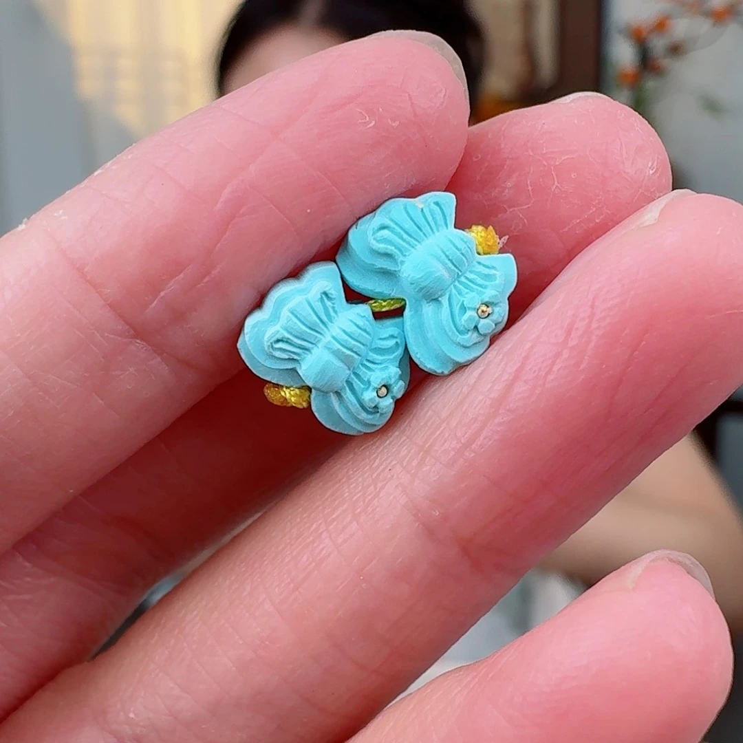 未镶嵌绿松石珠宝奇石