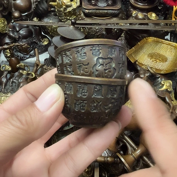 顺顺利利，铜器摆件