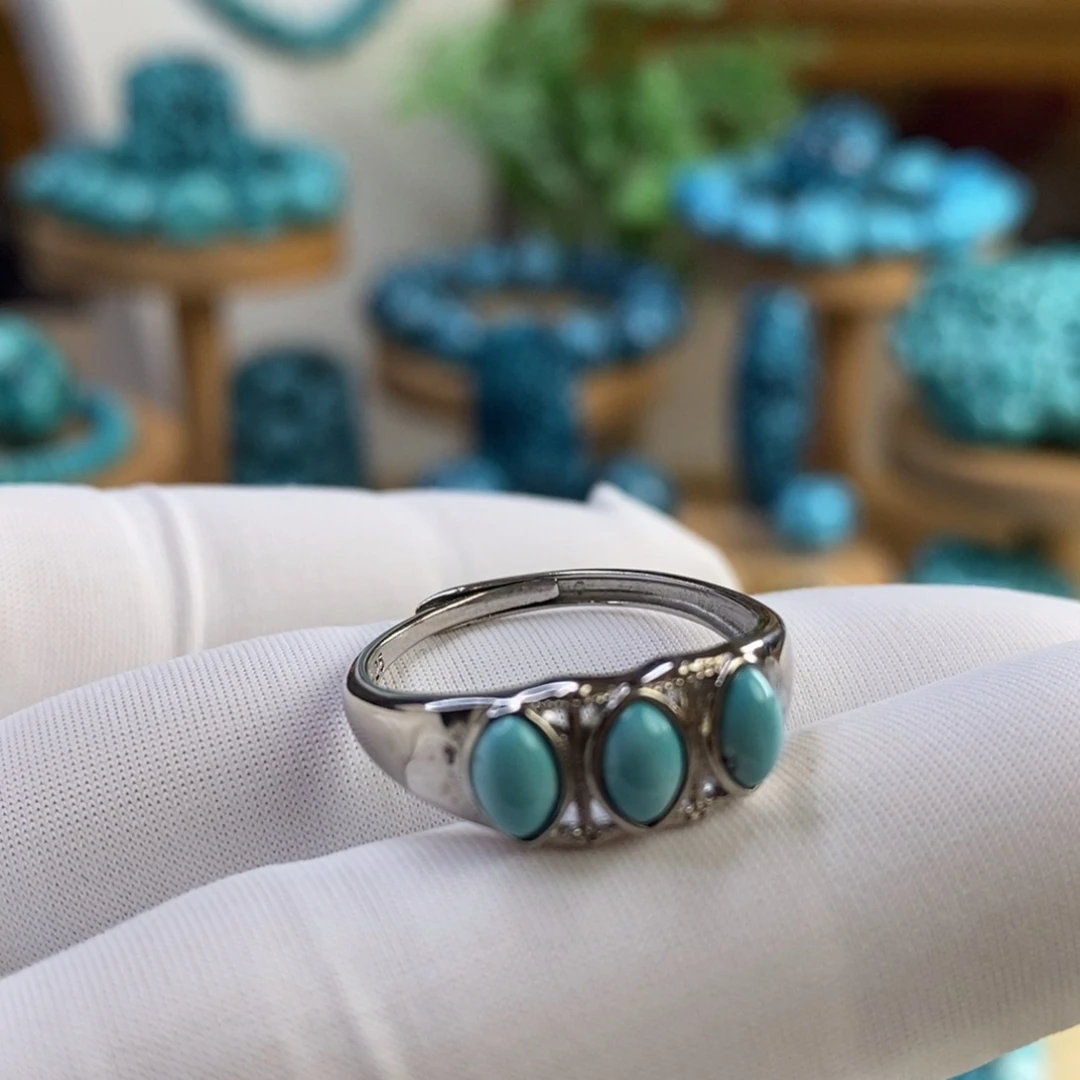 绿松石银S925镶嵌其他