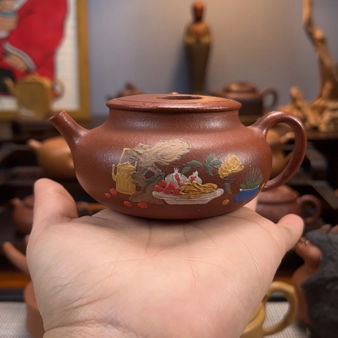 紫砂茶具半手工制作