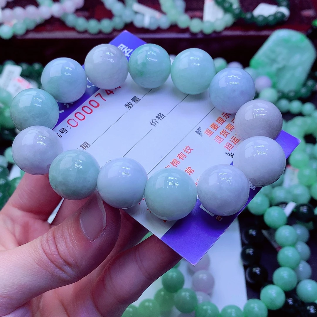 翡翠未镶嵌毛衣链