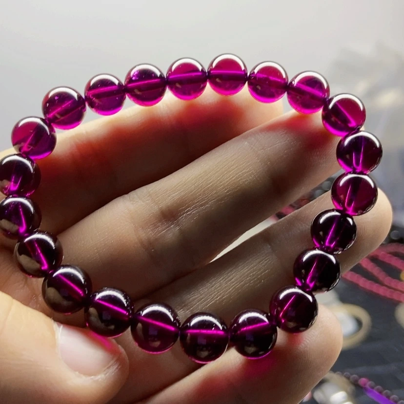 【闪购商品】石榴石手链未镶嵌8.5毫米