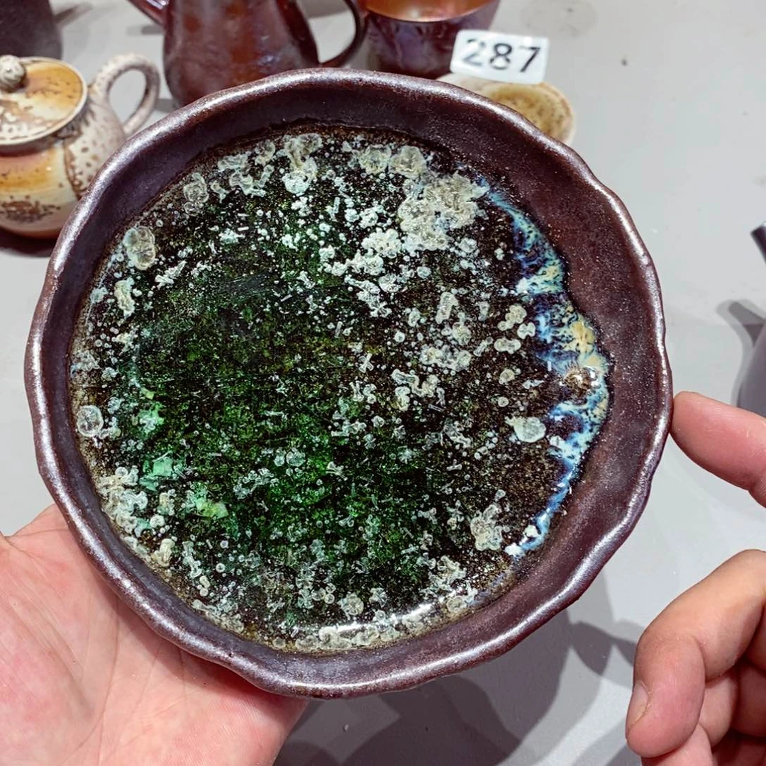 柴烧茶具陶瓷杯子