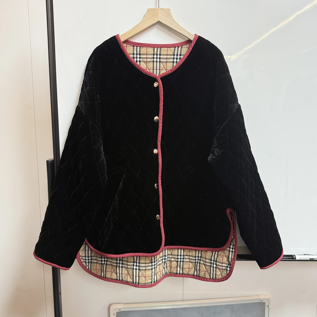 100桑蚕丝真丝丝绒外套E66