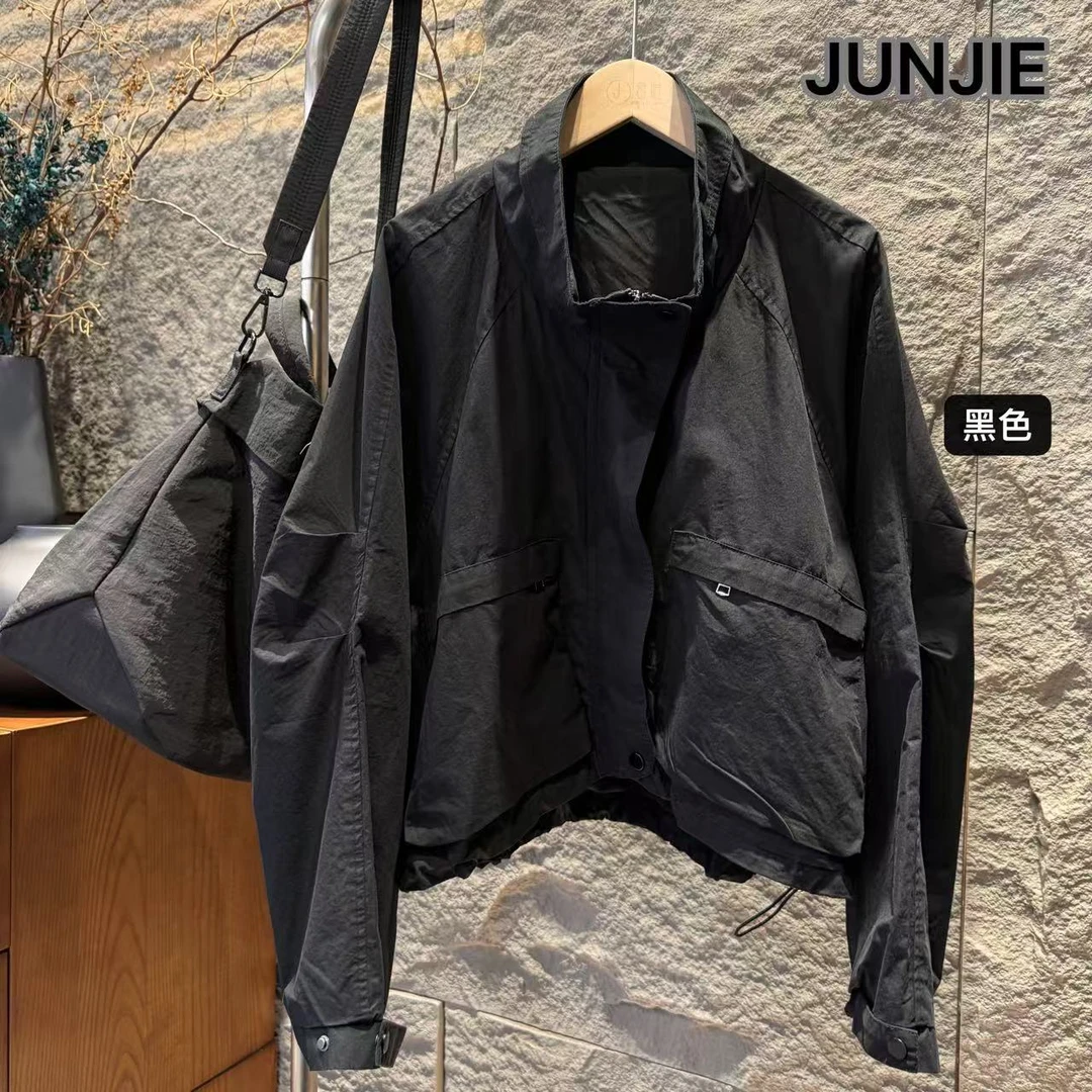 『JUNJIE』工装夹克·春季新款休闲宽松冲锋衣立领短外套 9845