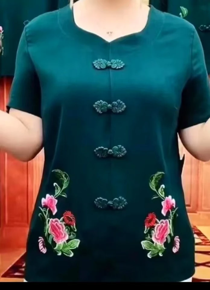 200-400号【直播间链接】不是直播勿拍！时尚百搭妈妈款T恤气质短袖