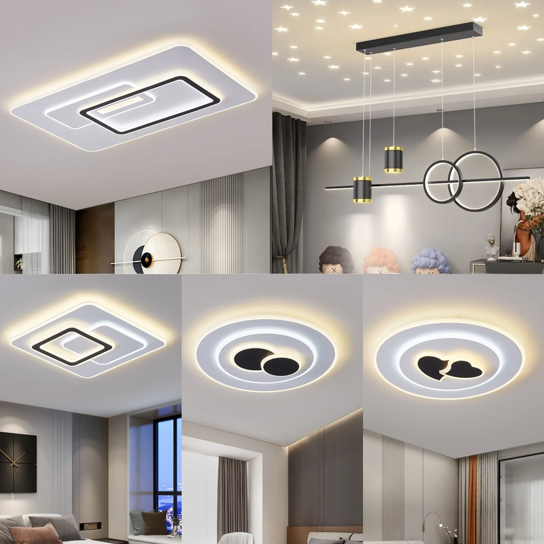 2025新款现代简约客厅卧室灯全光谱led吸顶灯卧室灯客厅主灯8815