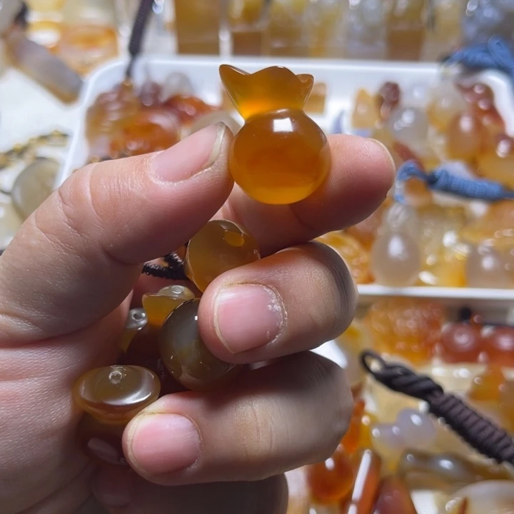 玛瑙/玉髓颈饰未镶嵌小**～0025