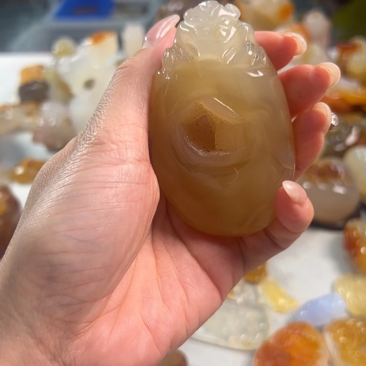 玛瑙/玉髓吊坠(不含链)未镶嵌
