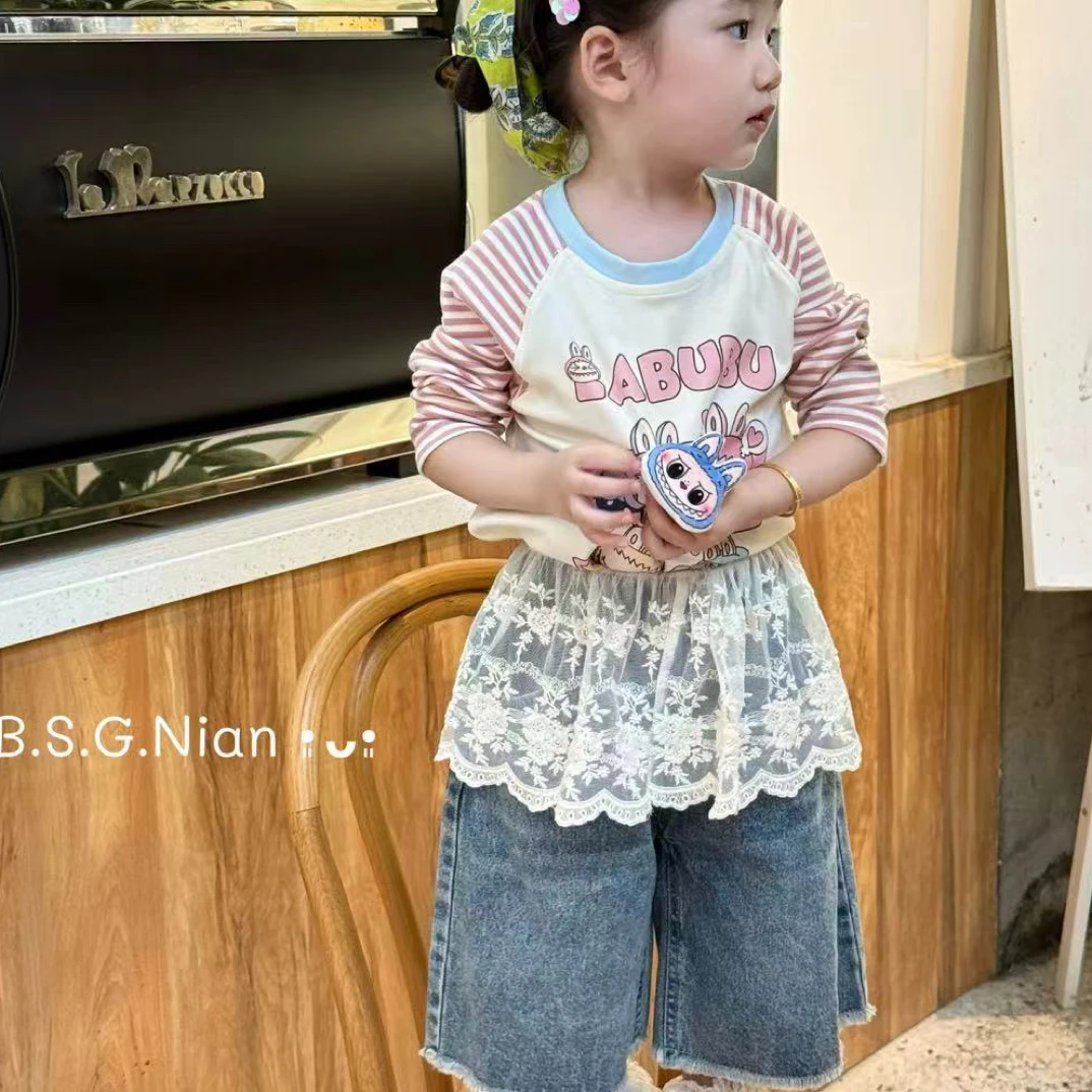 巴斯光年·2025秋～条纹拉布布长袖25182女童可爱