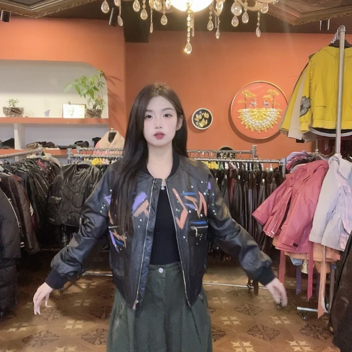 32110真皮绵羊皮外套