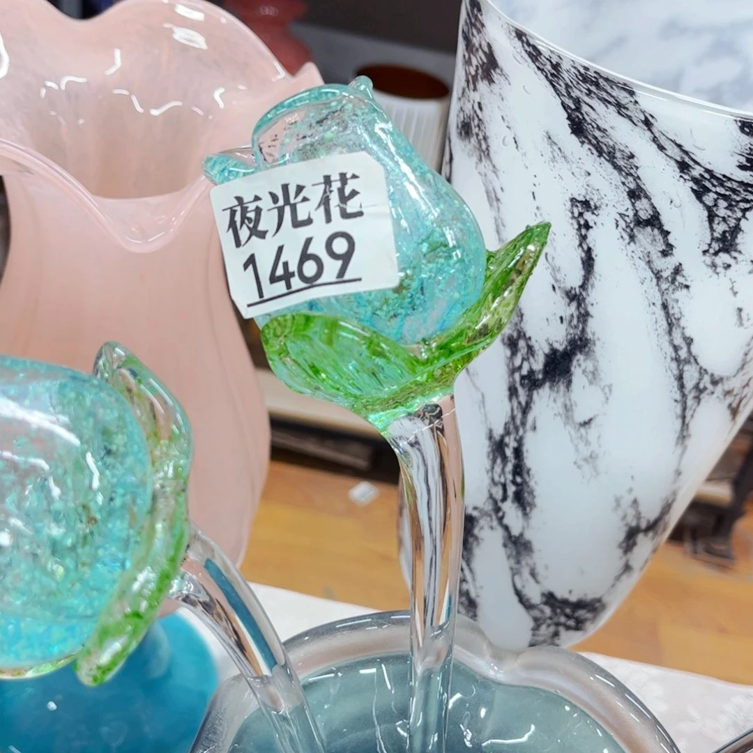 夜光玫瑰1469 家悦美居琉璃摆件