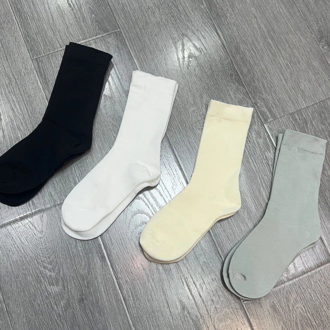 无印宽松口袜均码袜女袜合脚直角均码袜纯色袜子时尚日系