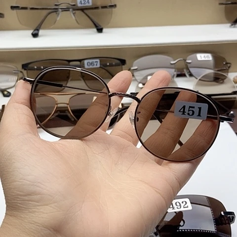 分体式天然水晶眼镜鸡蛋圆