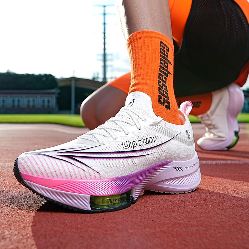 Uprun非凡箭运MAX春秋男女款气垫鞋体考专业马拉松竞速碳板跑鞋