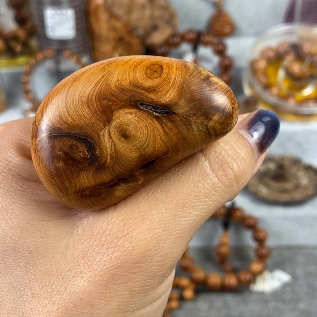 手串/手链柏木（崖柏）北太行高崖骨料天眼碳化手把件