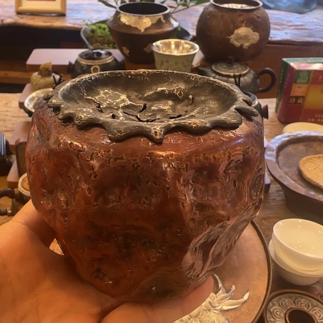 银盖铜身水盂300毫升