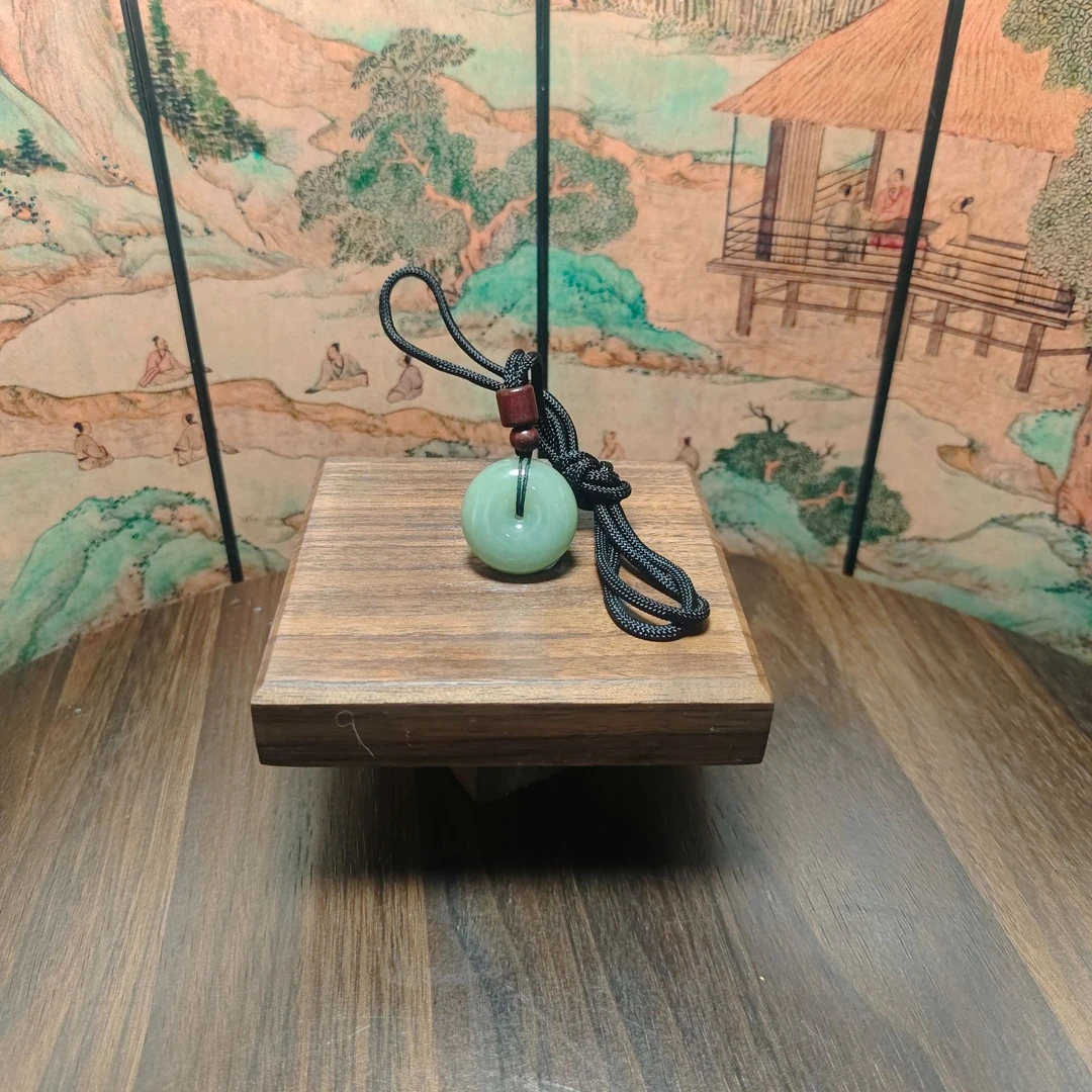 O和田玉平安扣吊坠1238