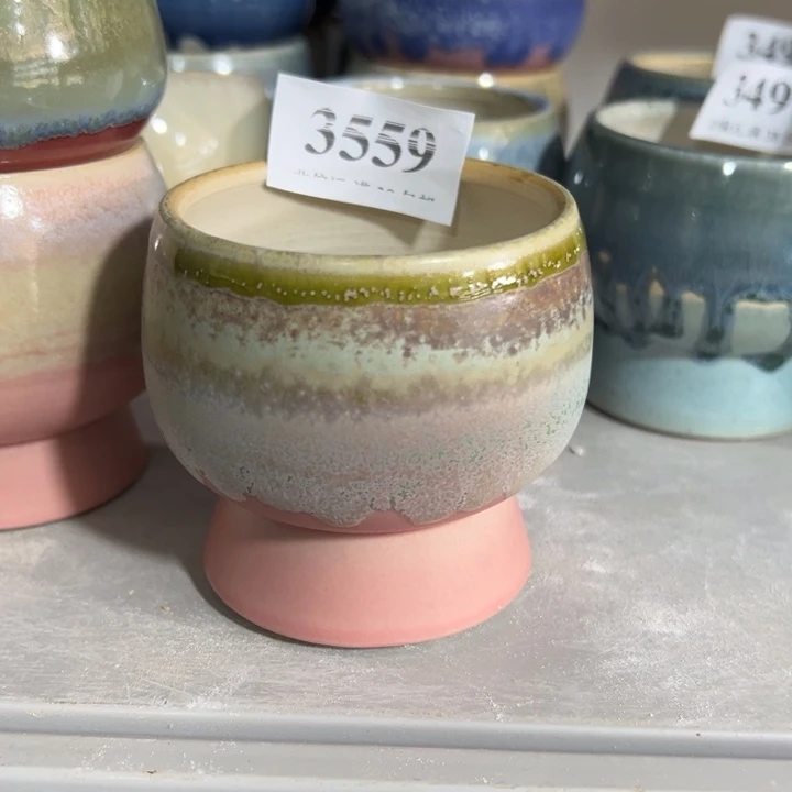 口6 手工花盆满30包邮