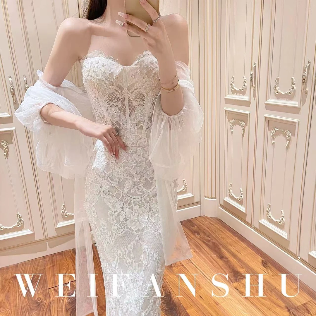 WEIFANSHU/魏凡舒仙女下凡套装性感法式宴会两件套轻奢高档女装夏