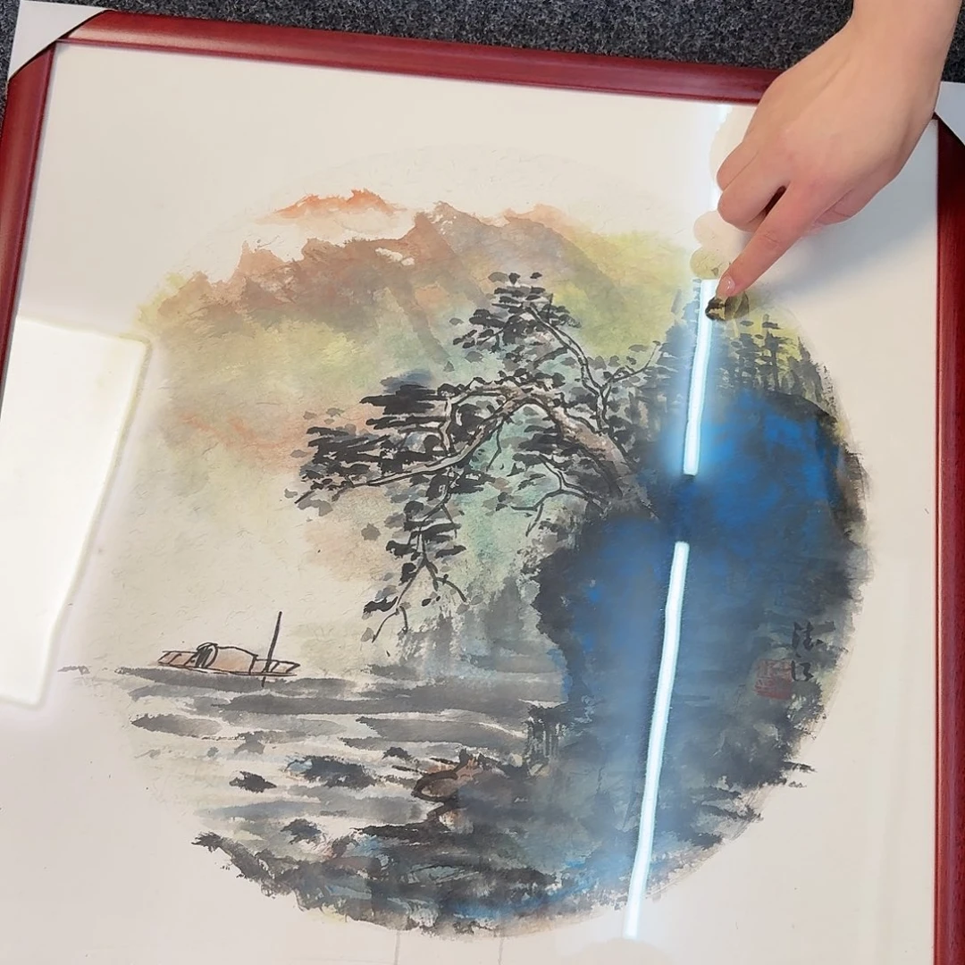 纯手绘国画作品好看