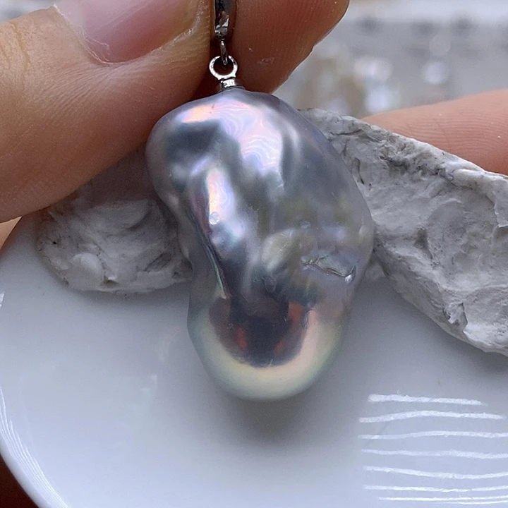 淡水珍珠未镶嵌吊坠(不含链)?