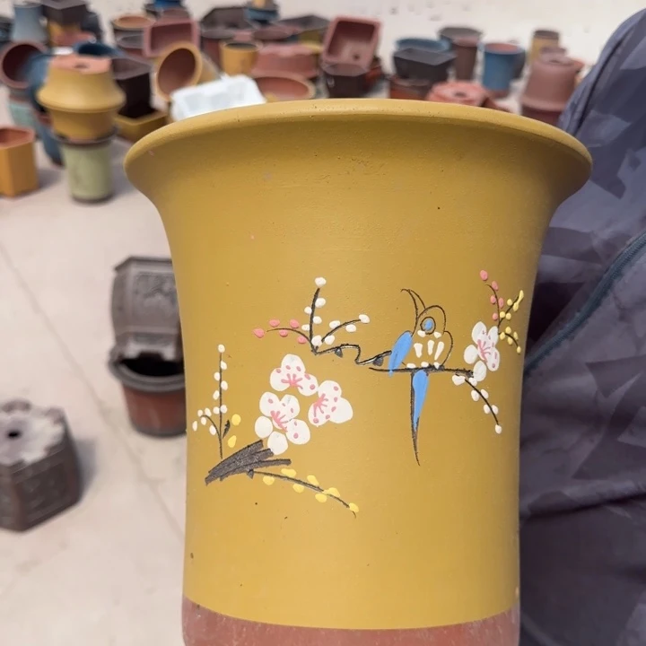 紫砂花盆瑕疵和瑕疵