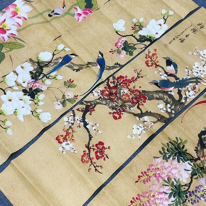 国画纯手绘国画作品