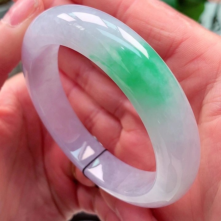 半****翡翠未镶嵌手镯付定金10000元未付尾款29800