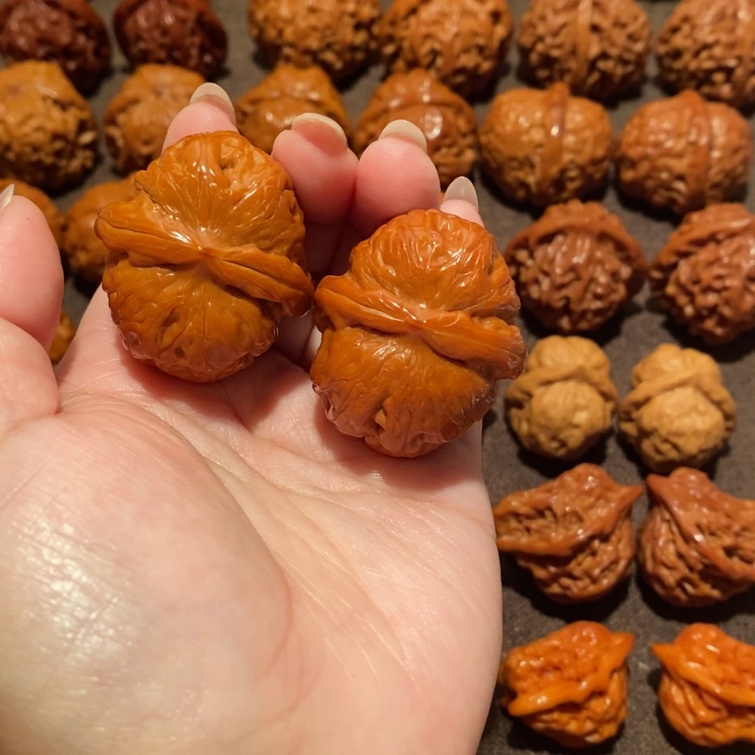 文玩核桃吊坠39平谷元宝