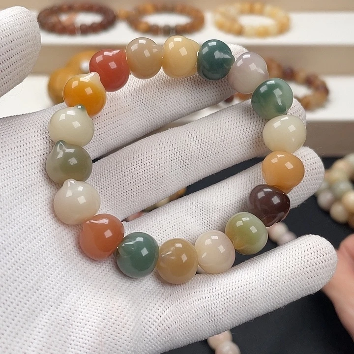 白玉菩提吊坠卡13猫头