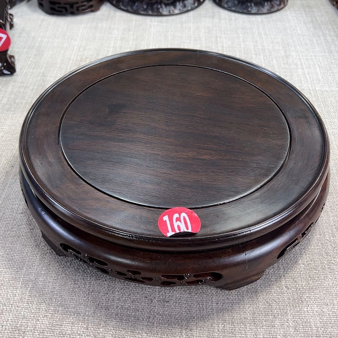 红木底座精雕工艺品