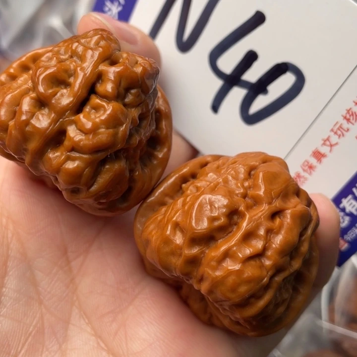 文玩核桃把件蛙蛙37尺